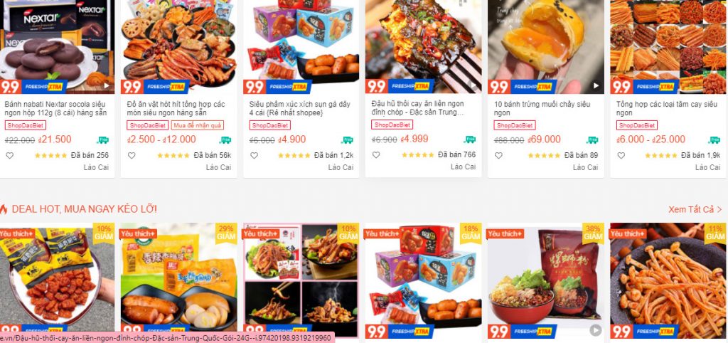Tiệm Đồng Đồng – shop đồ ăn vặt online