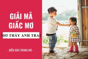 Giải đáp Giấc Mơ Thấy Anh Trai Mất Cho đề Thủ