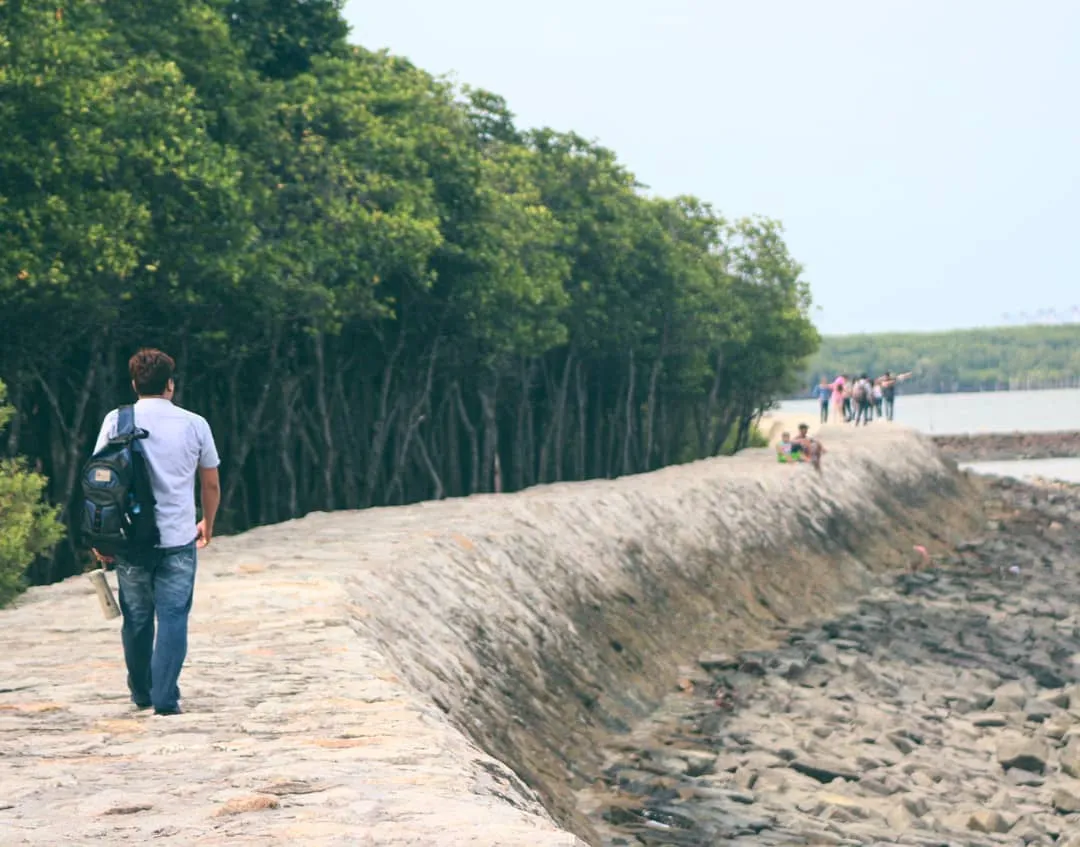 Alt: Bãi biển trên đảo Thạnh An