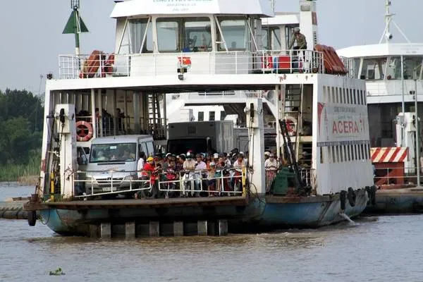 Alt: Cầu Mỹ Thuận bắc qua sông Tiền
