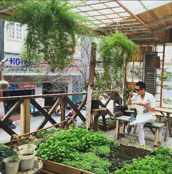 Alt: Góc nhỏ thơ mộng tại An Cafe Đà Lạt
