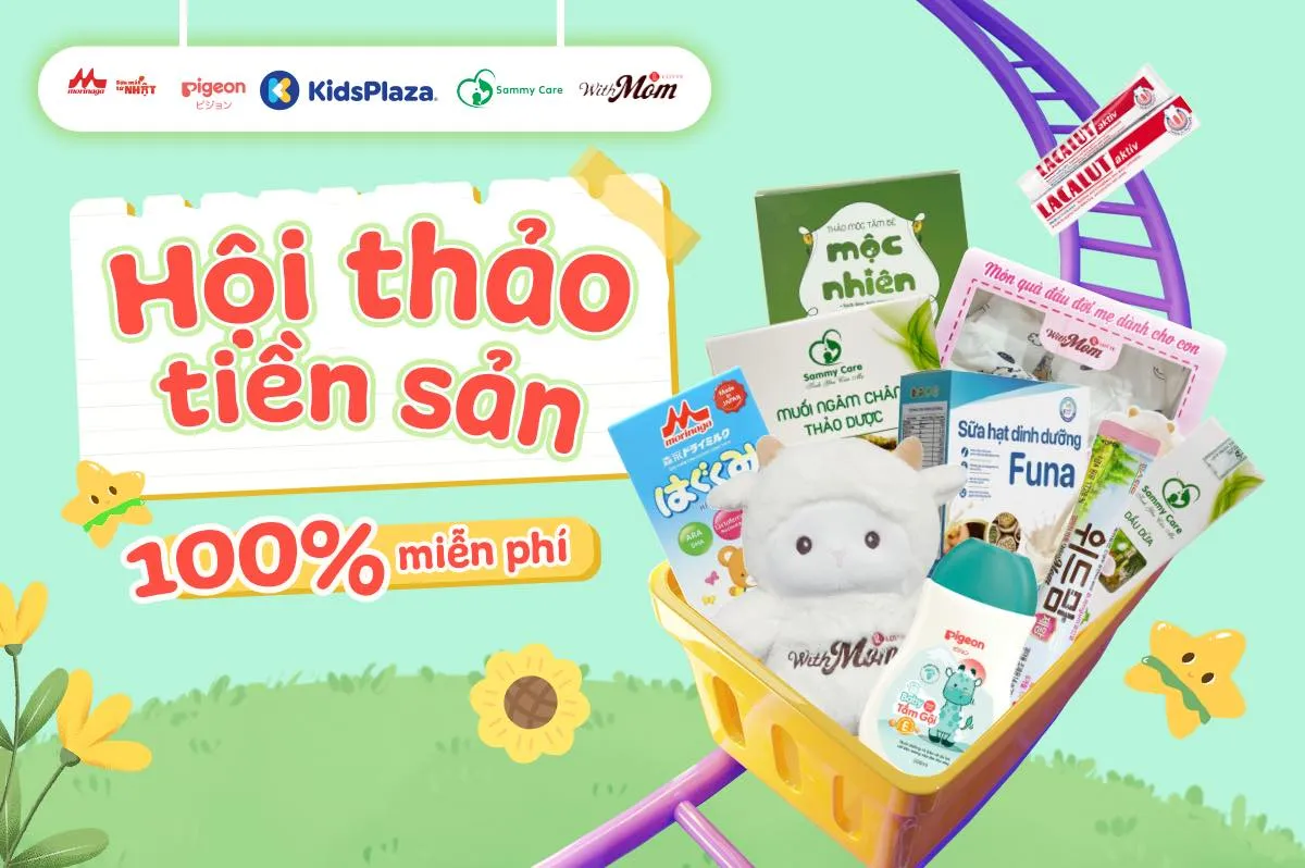 Alt: Mẹ bầu tham gia hội thảo tiền sản tại KidsPlaza