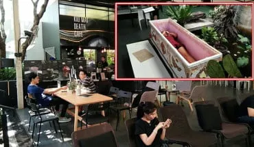 alt: Quán cà phê đám tang ở Bangkok, Thái Lan