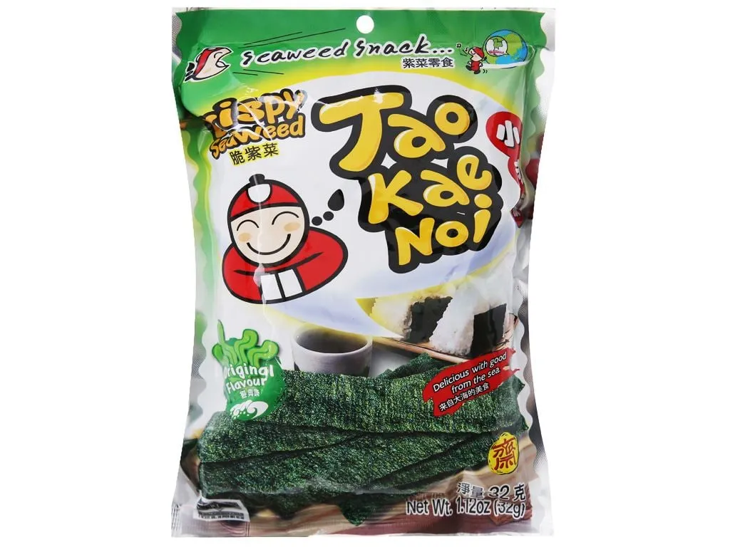 Alt: Snack rong biển Tao Kae Noi giòn tan