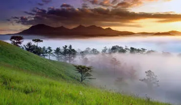 Alt text: Đà Lạt nhìn từ trên cao