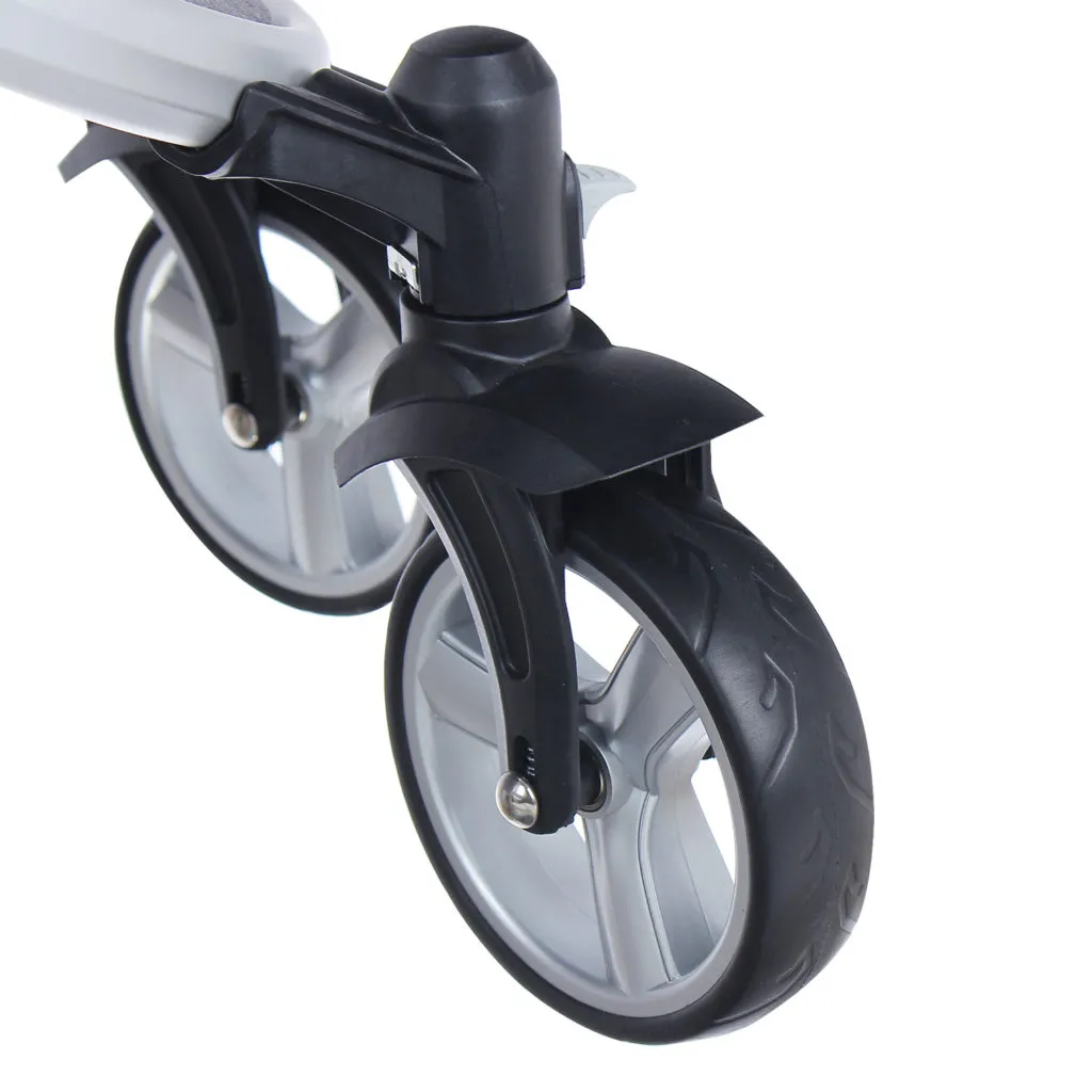 alt text: hình ảnh bánh xe xoay 360 độ của xe đẩy Mamago Platinum