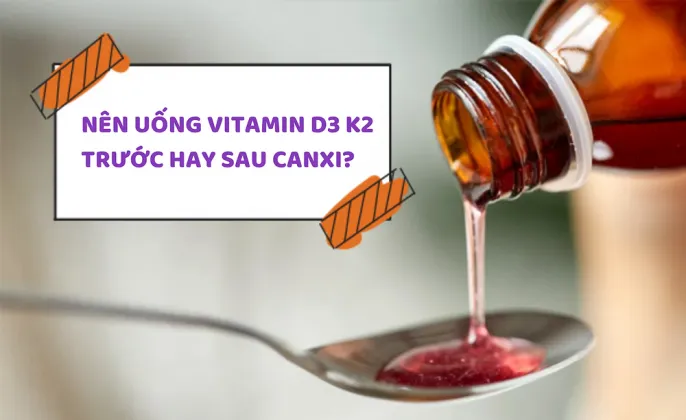 alt text: Hình ảnh bé đang uống vitamin D