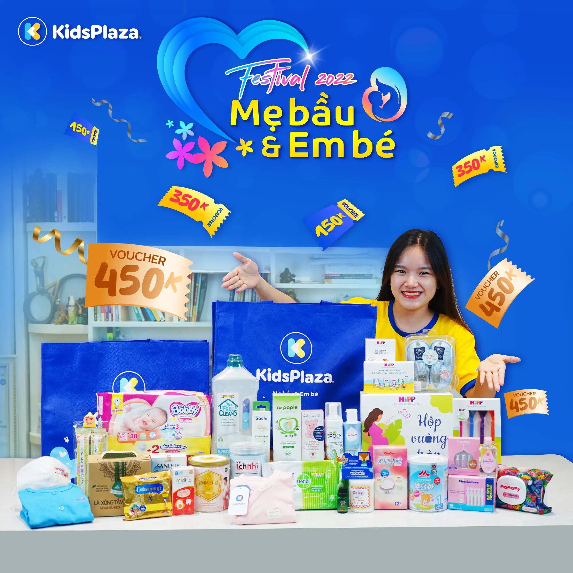 alt text: Hình ảnh mẹ bầu tham gia sự kiện tại KidsPlaza