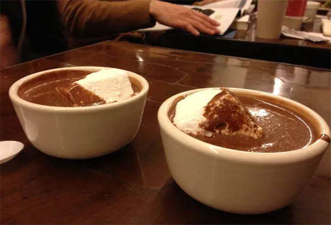 alt text: Một ly cacao nóng với marshmallow