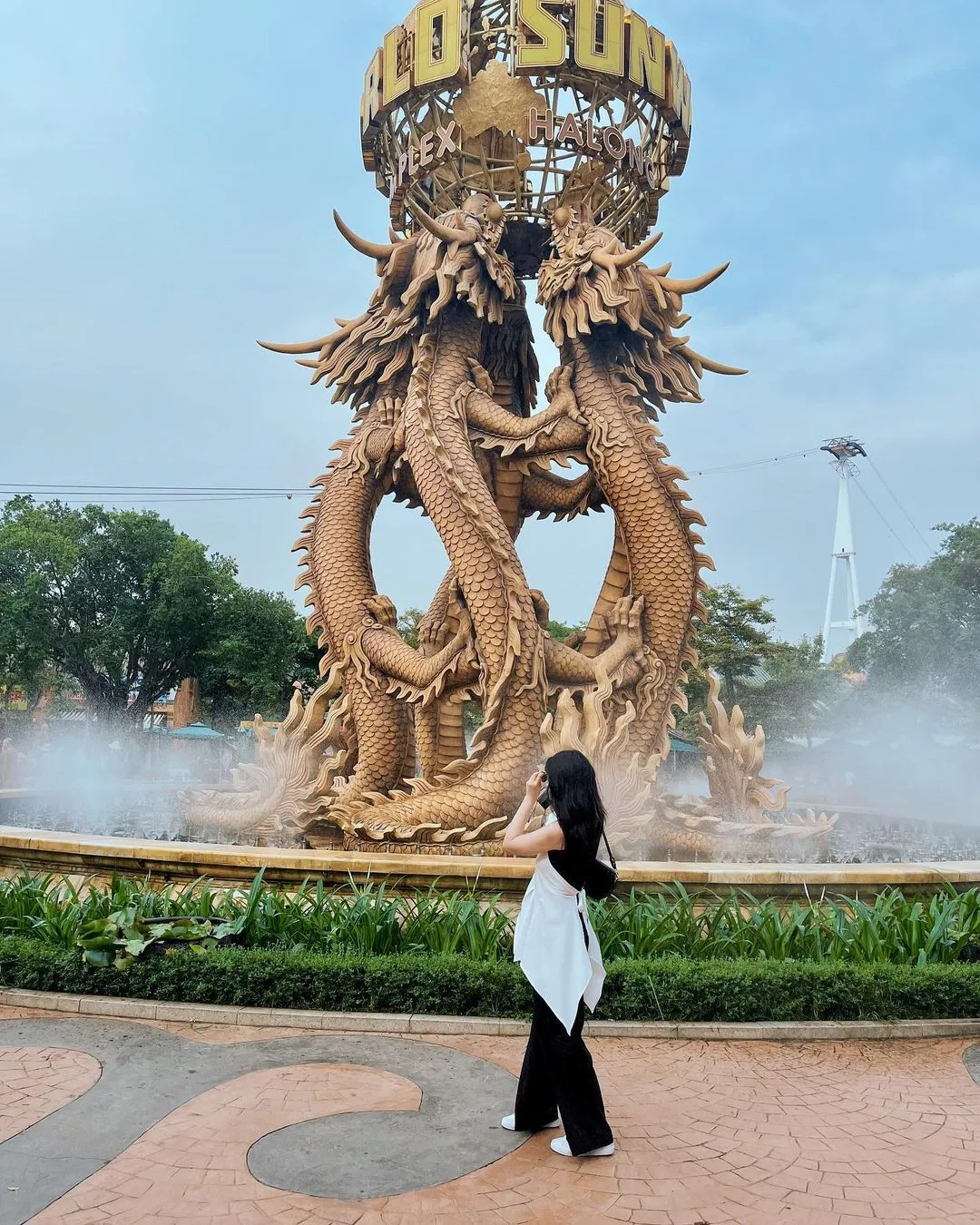 alt text: Sun World Hạ Long Park nhìn từ trên cao