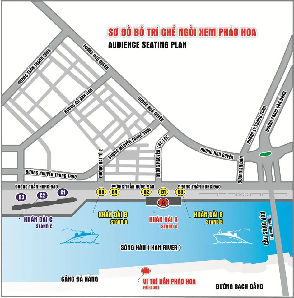 alt text: Toàn cảnh lễ hội pháo hoa Đà Nẵng