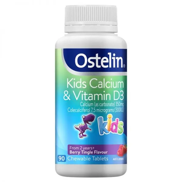 alt text: Viên nhai Ostelin Kids Calcium &amp; Vitamin D3