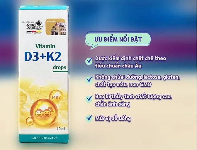 alt text: Vitamin D3K2 MK7 Sanct Bernhard