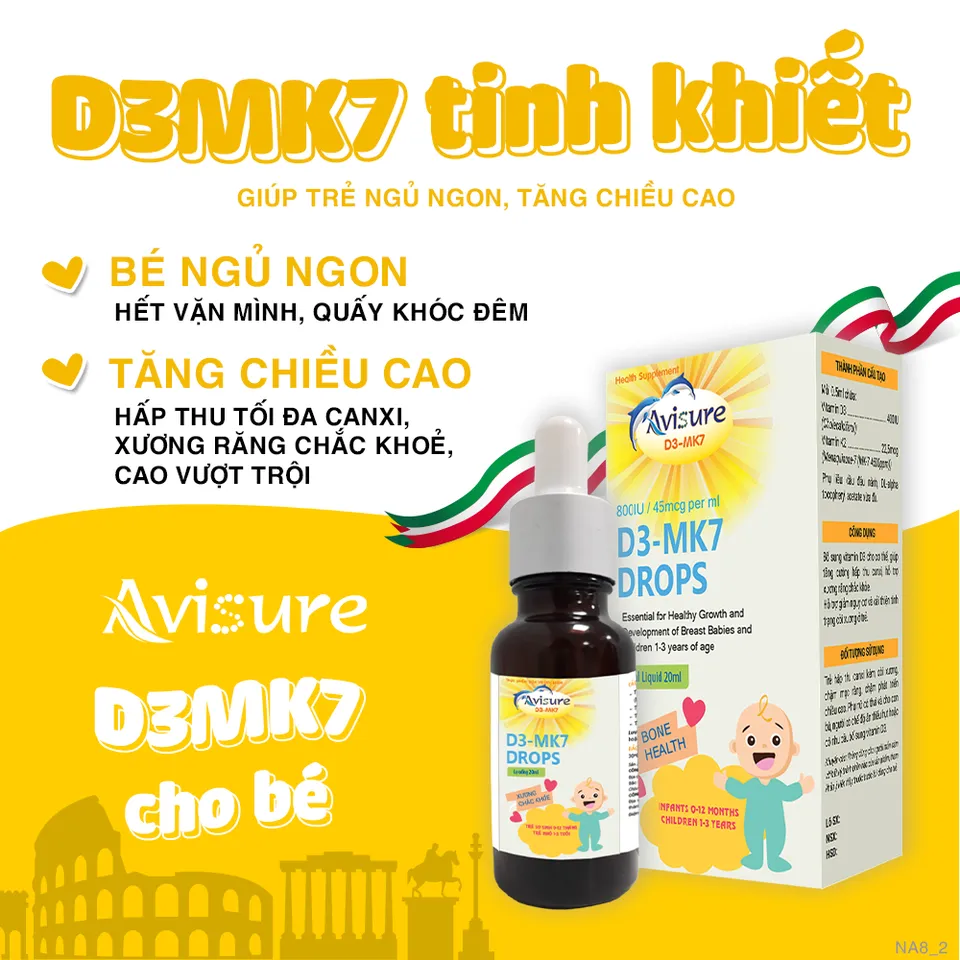 Avisure Vitamin D3 MK7 Drops