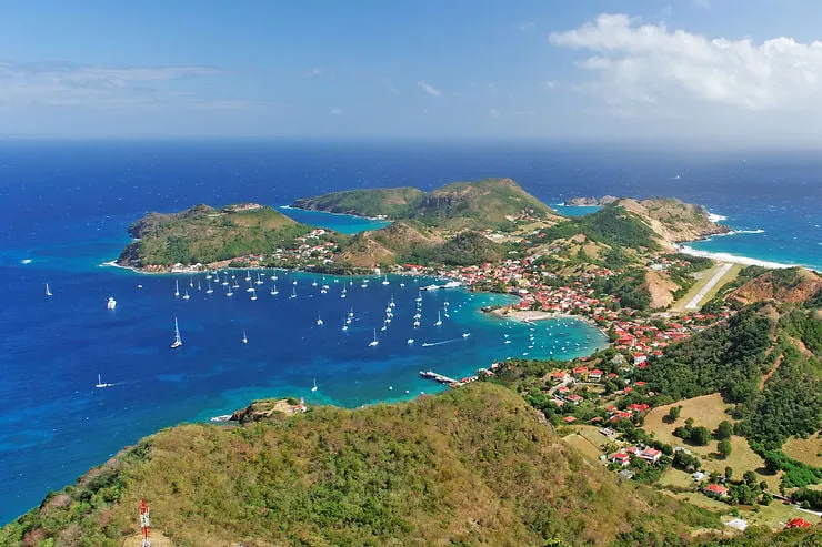 Bản đồ vị trí đảo Martinique trên biển Caribbean