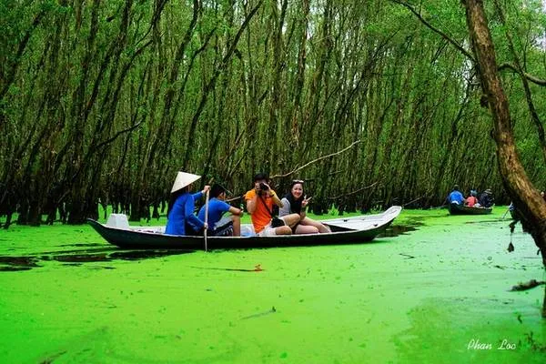 Bản đồ vị trí rừng tràm Trà Sư tại huyện Tịnh Biên, tỉnh An Giang.