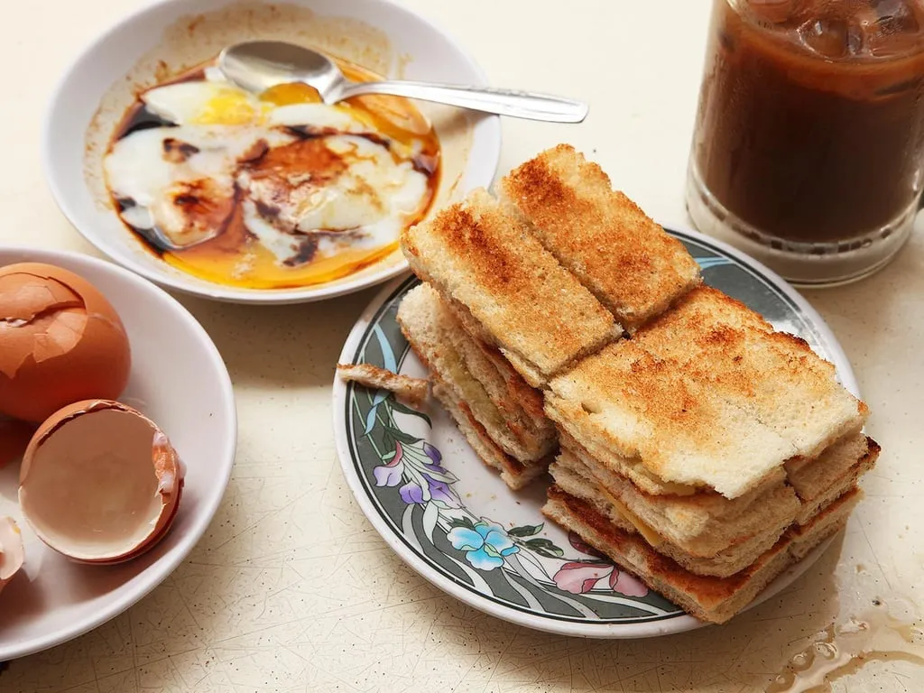 Bánh mì Kaya Toast thơm ngon cho bữa sáng