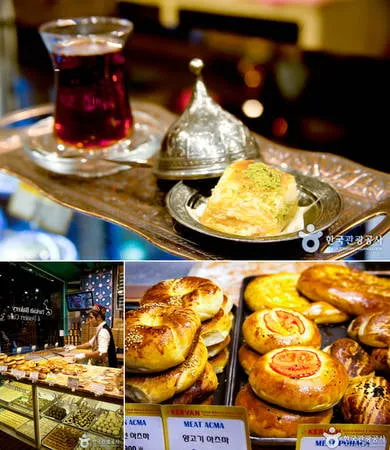 Bánh ngọt Thổ Nhĩ Kỳ tại Kervan. Ảnh: Visitkorea