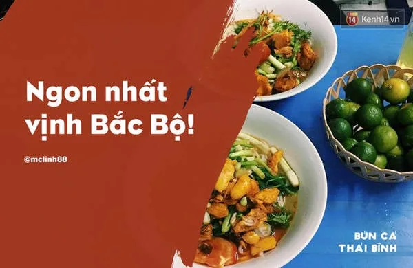 Bát bún cá Thái Bình hấp dẫn