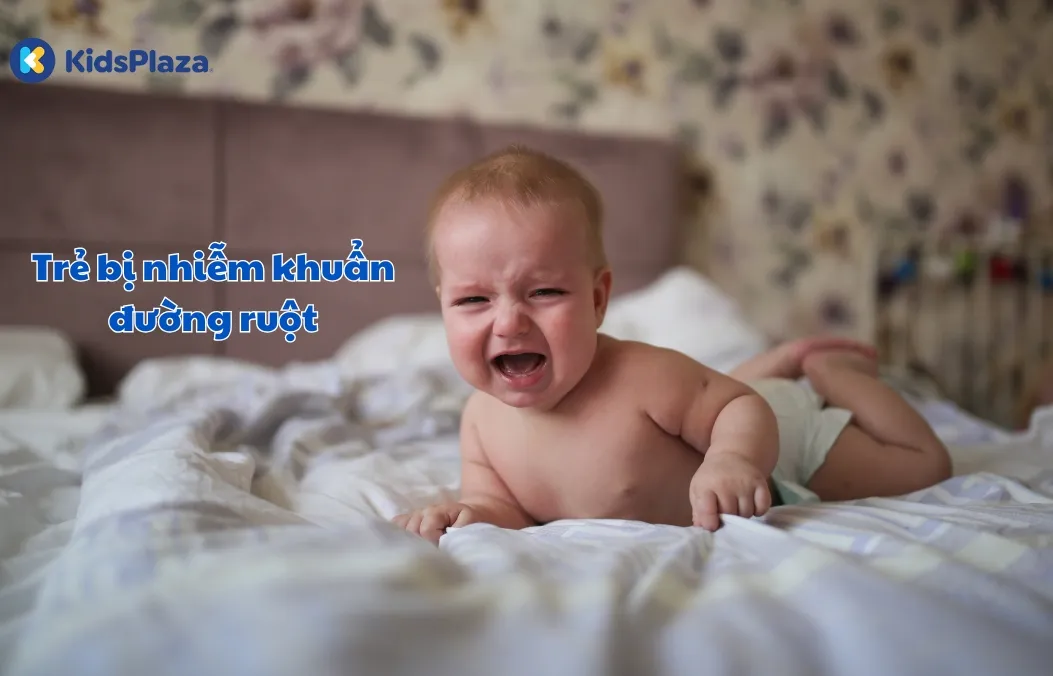 Bé bị nhiễm khuẩn đường ruột có nên uống sữa?