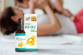 Bé đang uống vitamin D3 K2