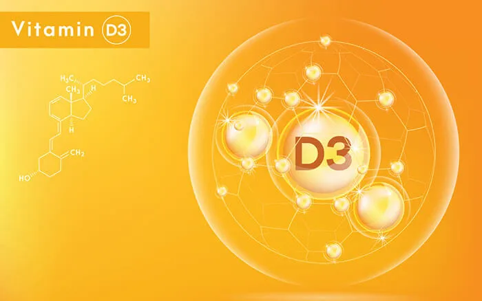 Bé đang uống vitamin D3K2