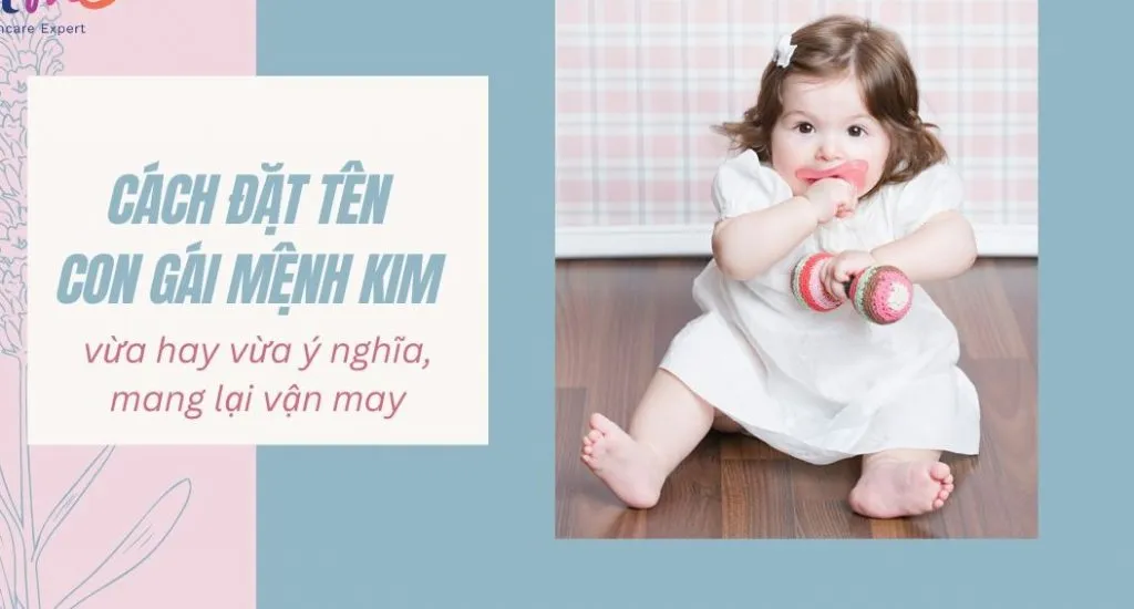 Bé gái mệnh Kim cười tươi