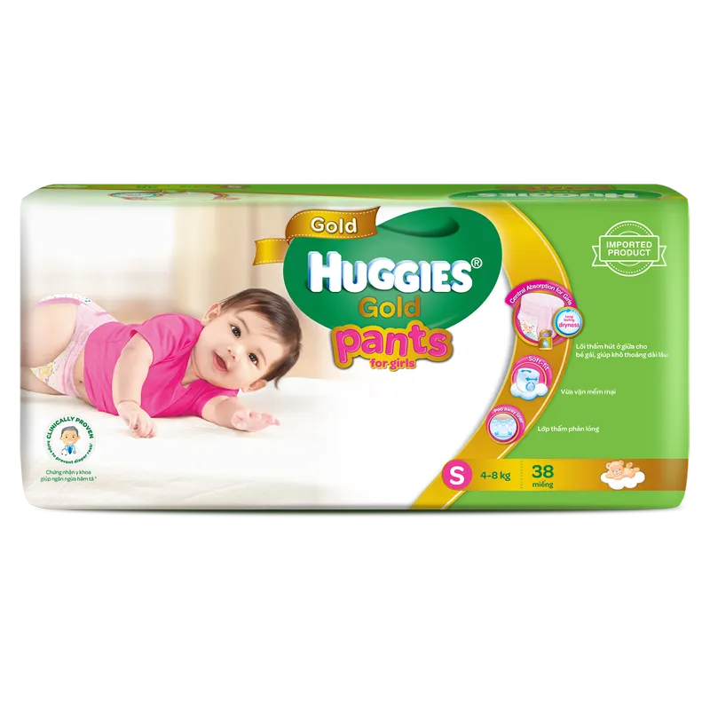 Bỉm Huggies có độ thấm hút cao