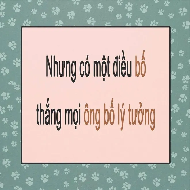 Bố luôn yêu thương con