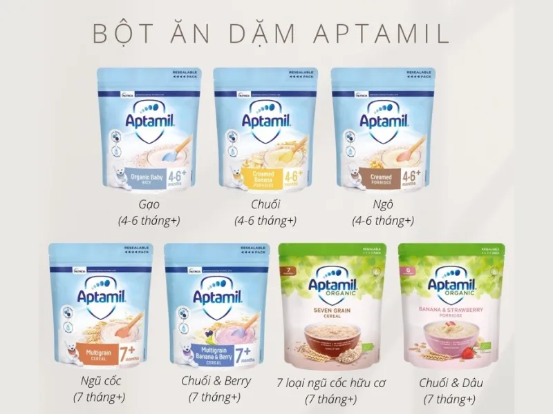 Bột ăn dặm Aptamil