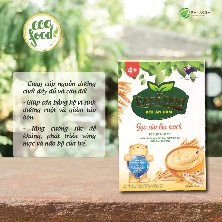 Bột ăn dặm Ecofood cho bé