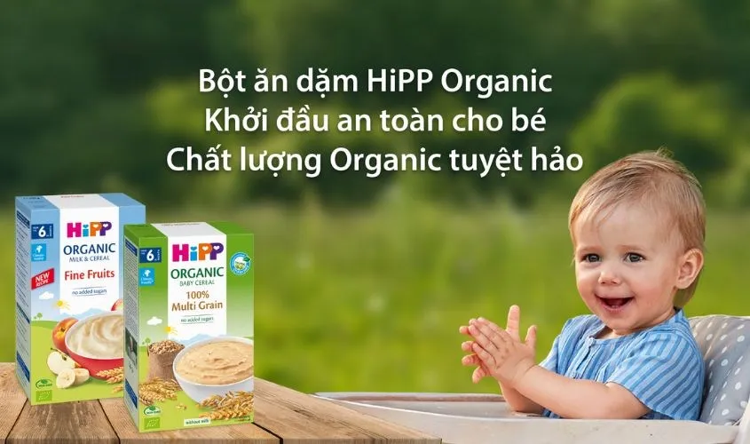 Bột ăn dặm Hipp dễ pha và có nhiều ưu điểm