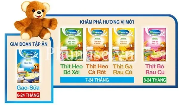 Bột ăn dặm Ridielac Vinamilk