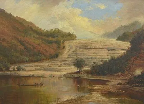 Bức tranh của Charles Bloomfield vẽ bậc thang Hồng năm 1893