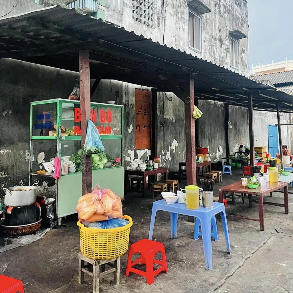 Bún bò rau răm tại Phan Thiết