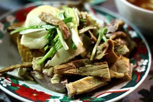 Bún ngan chả nướng Hàng Bông