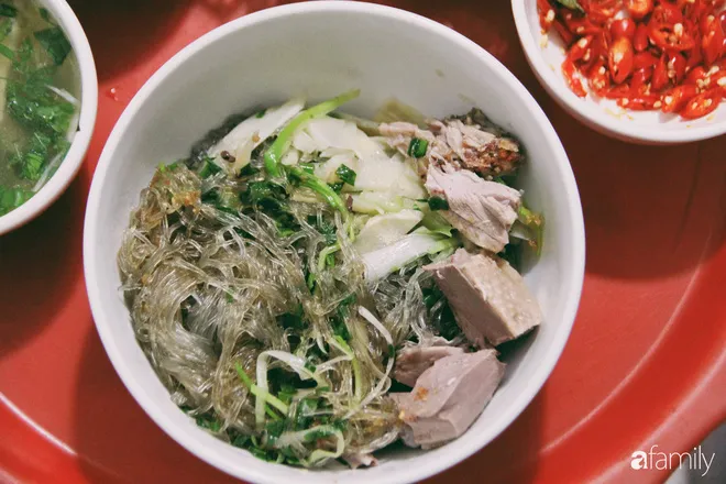 Bún ngan chặt Hàng Thiếc