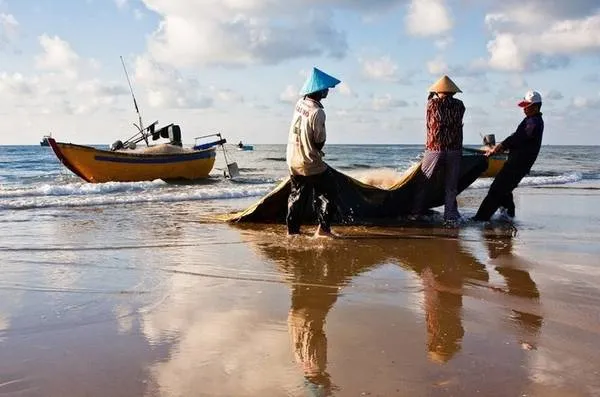 Buổi sáng trên biển Phước Hải