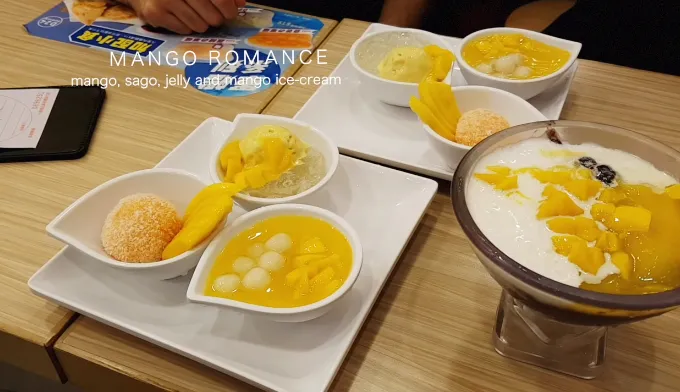 Các món ăn từ xoài tại Hui Lau Shan