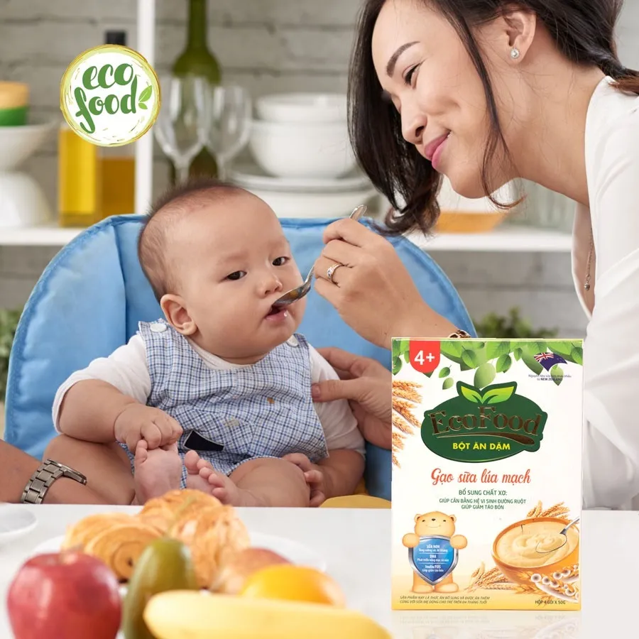 Cách pha bột ăn dặm Ecofood