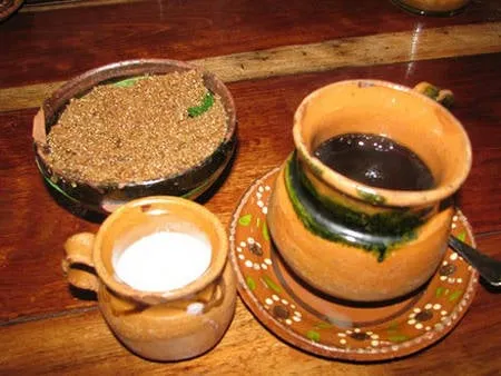 Cafe truyền thống kiểu Mexico.