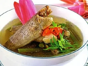 Canh chua cá rô Ninh Bình