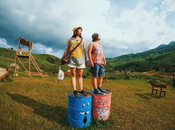 Cảnh quan Mộc Châu Happy Land