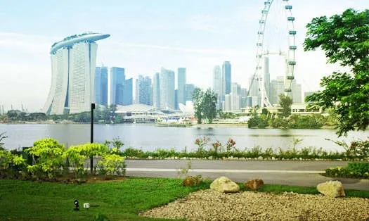 Cảnh quan tuyệt đẹp tại Bay East