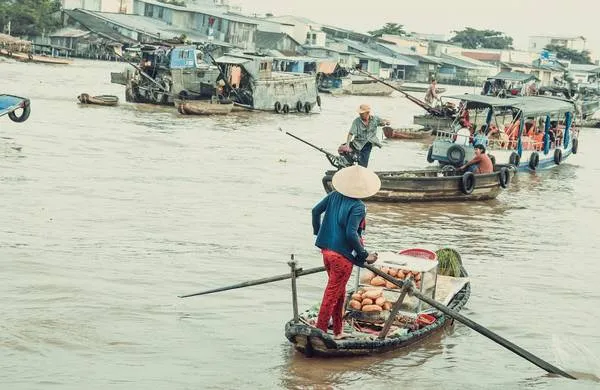 Cảnh sông nước miền Tây. Ảnh: Thành Trần Minh