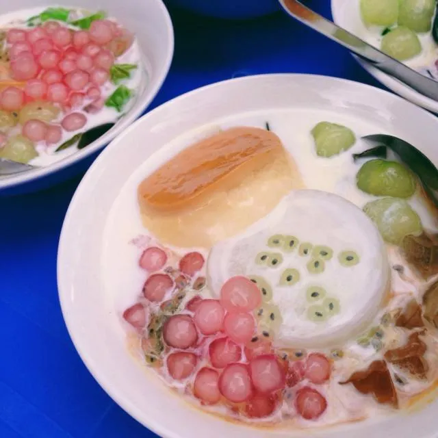 Caramen sữa dừa trân châu