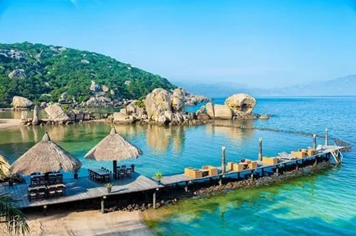 Cầu cảng gỗ tại một resort ở Bình Lập (Nguồn: Internet)