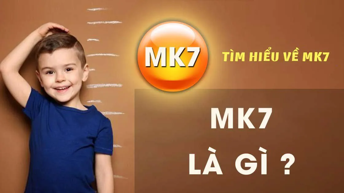 Cấu trúc phân tử Vitamin K2 MK7