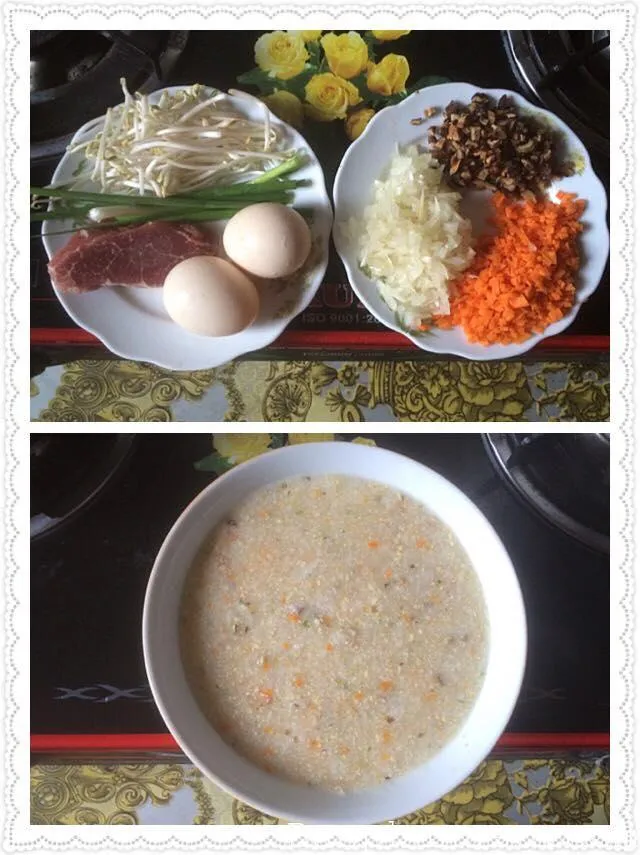 Cháo chả trứng