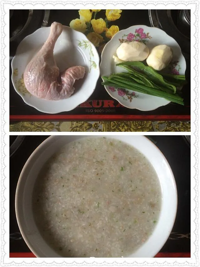 Cháo vịt khoai sọ